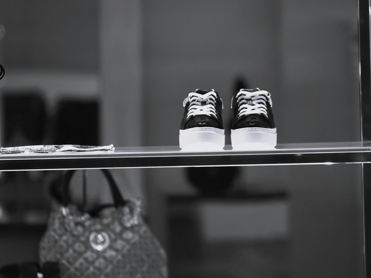 Fashion sneakers and clothing accessories